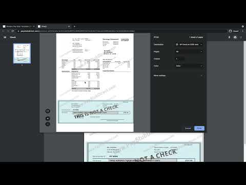 How to Print Pay Stubs Online