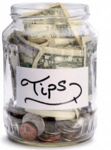 Pay Stub with Tips