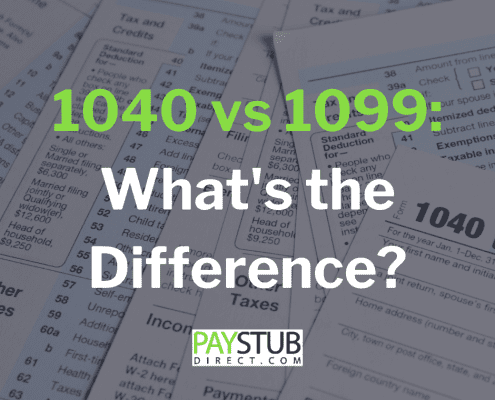 1040 vs 1099